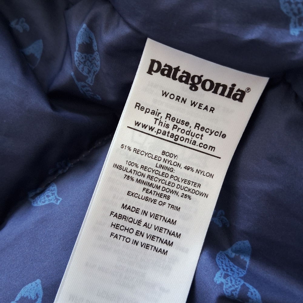 Patagonia Women's Bivy Hooded Down Vest In Sisu Brown - Picture 9 of 16